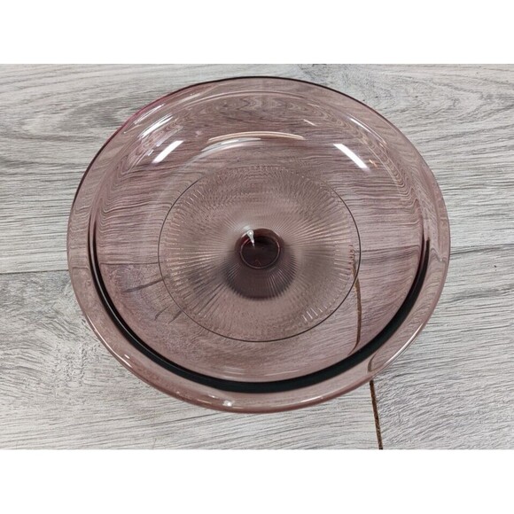 Pyrex Lid cover V1C Cranberry Replacement Lid Round Casserole Dish or Saucepan - Picture 4 of 5